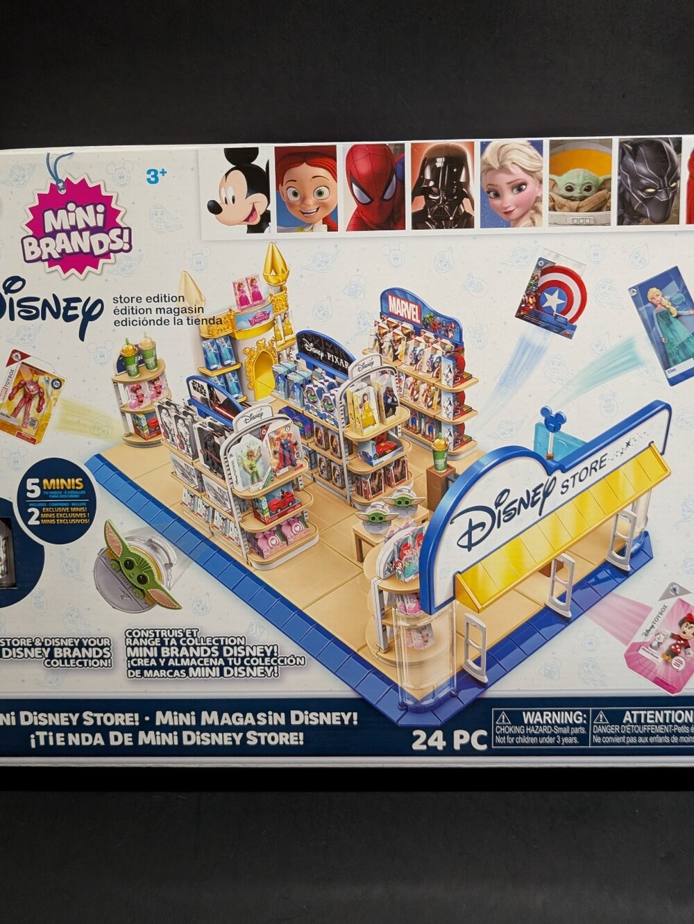Mini Brands Disney Store Edition Playset 24 Piece 2 Exclusive Minis Zuru